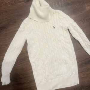 Ralph Lauren Sport - cable knit turtleneck sweater